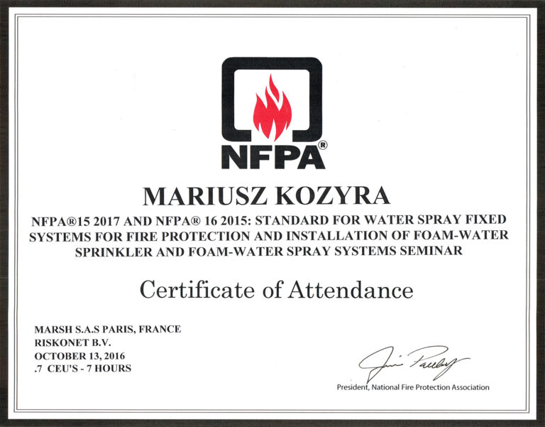 certyfikaty_nfpa15-2017_nfpa16_2015_mariusz-kozyra